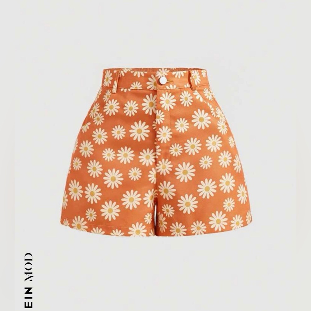 Shein Flower Shorts, XS (2)